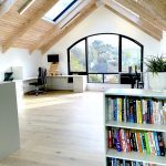 Eco desks bookshelf- WorkWiser collaborative co-working office space and office desks