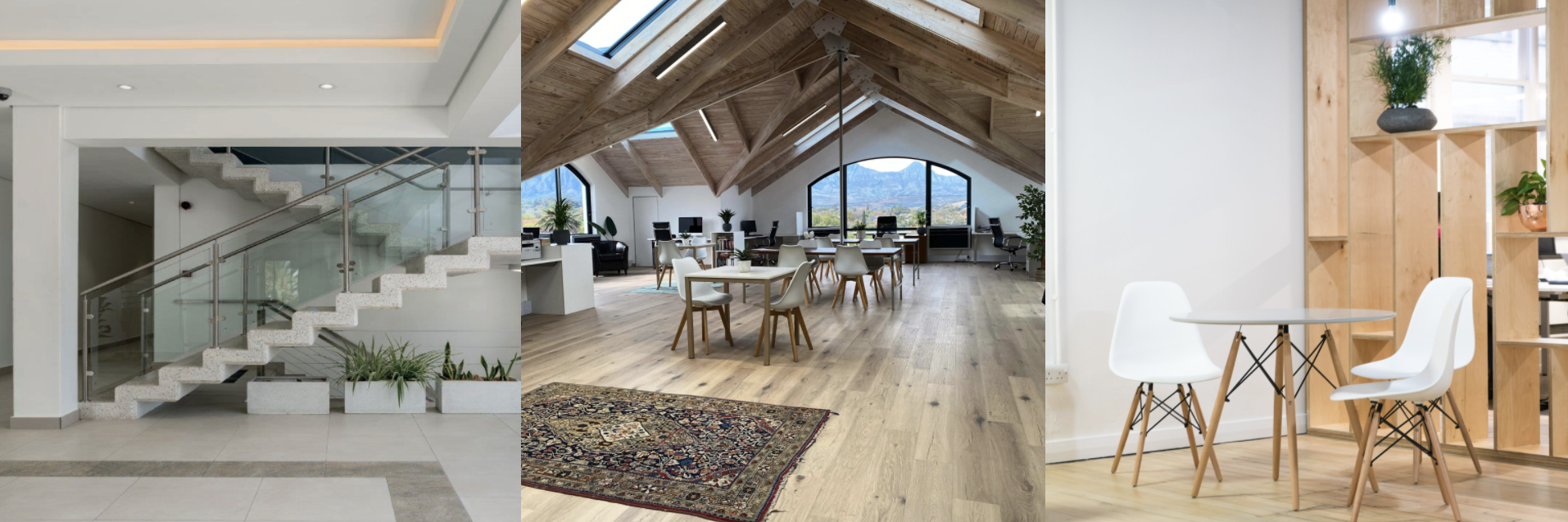 entrence and loft - WorkWiser collaborative co-working office space and office desks